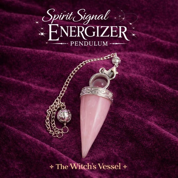 Spirit Signal Energizer Pendulum — Companion Communication Tool