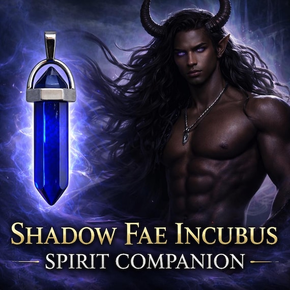 Shadow Fae Incubus Spirit Companion Wesyd — Dark Seduction Entity Direct Binding — Incubus Fae Spirit Vessel Pendant
