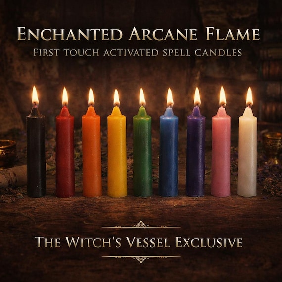 First Touch Spell Candle — First-Flame Enchantment