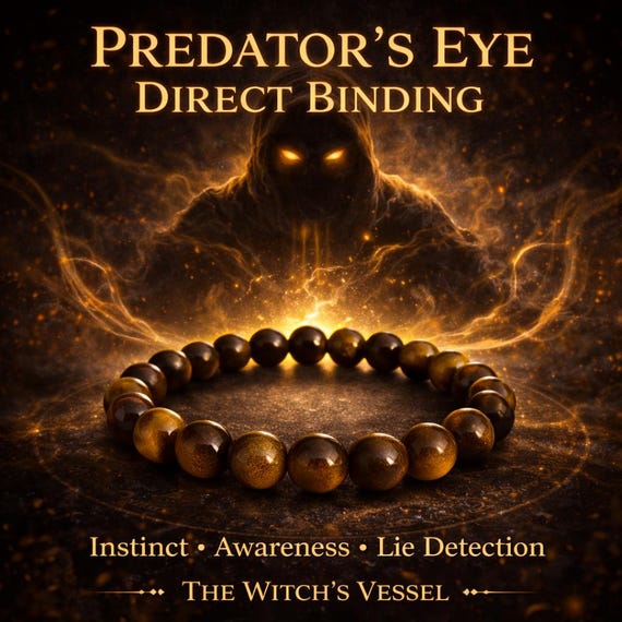 Predator’s Eye Bracelet — Predatory Awareness Current — Instinct Amplification — Direct Binding