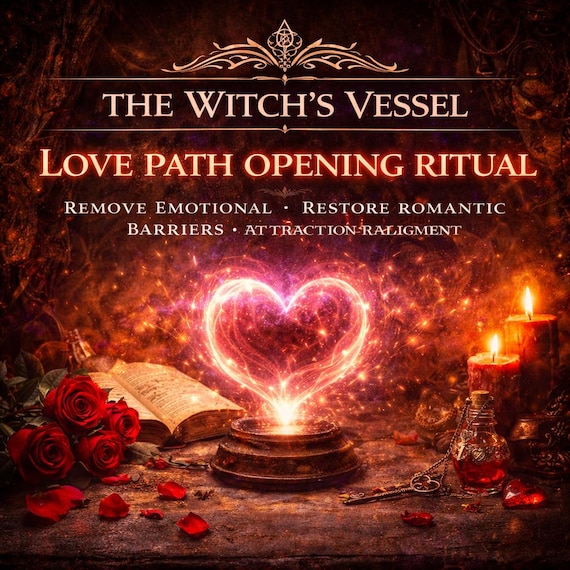 Love Path Opening Ritual — Remove Emotional Barriers — Attract Love Energy — Romantic Energy Clearing