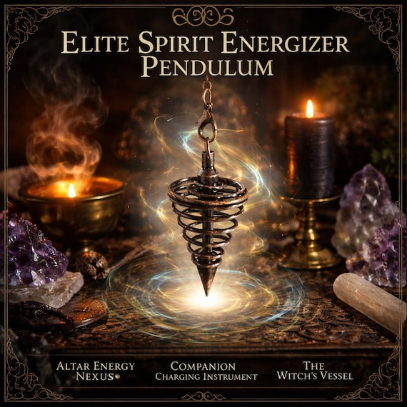 Elite Spirit Energizer Pendulum — Communication and Altar Tool