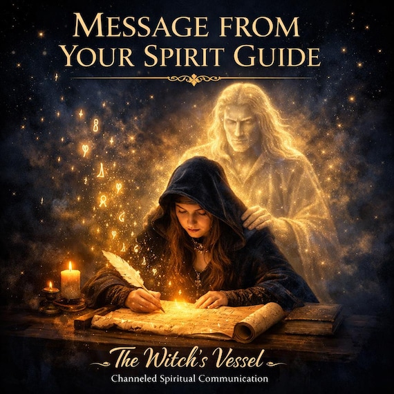 Message From Your Spirit Guide Reading | Spirit Guide Communication | Channeled Spiritual Guidance | The Witch’s Vessel