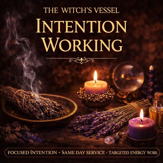 Personalized Intention Working — Same Day Delivery — Focused Energy Direction — Short-Form Spiritual Support