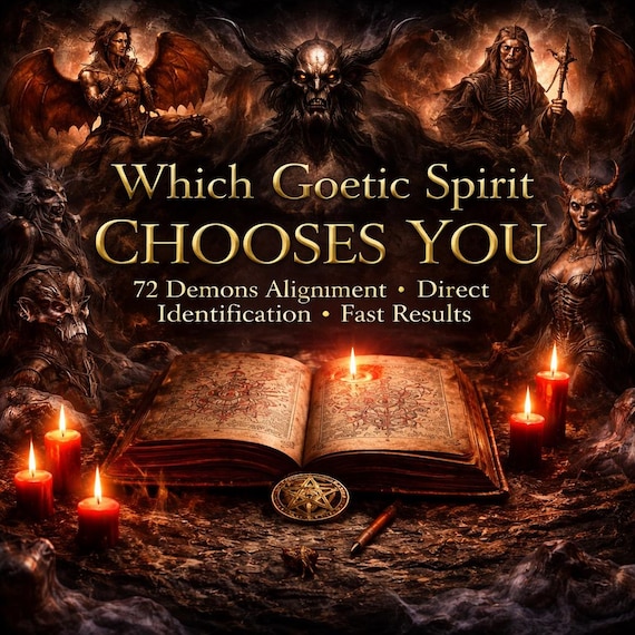 Goetic Spirit Matching Reading — 72 Demons Alignment — Direct Identification — Personalized Demon Selection
