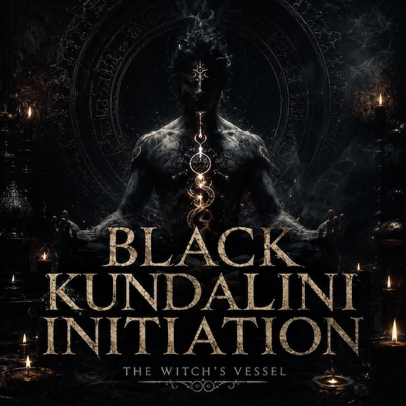 Black Kundalini Initiation Ritual — Ahriman Black Flame Awakening — Dark Illumination — Serpentine Ascension