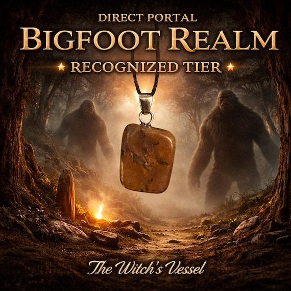 The Bigfoot Realm — Recognized Tier — Direct Portal Pendant