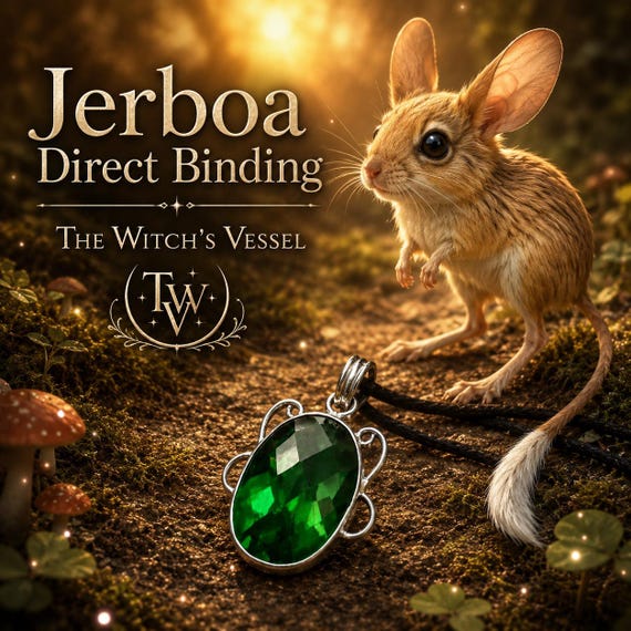 Jerboa Spirit Companion — First Touch Direct Binding — Energetic Playful Familiar