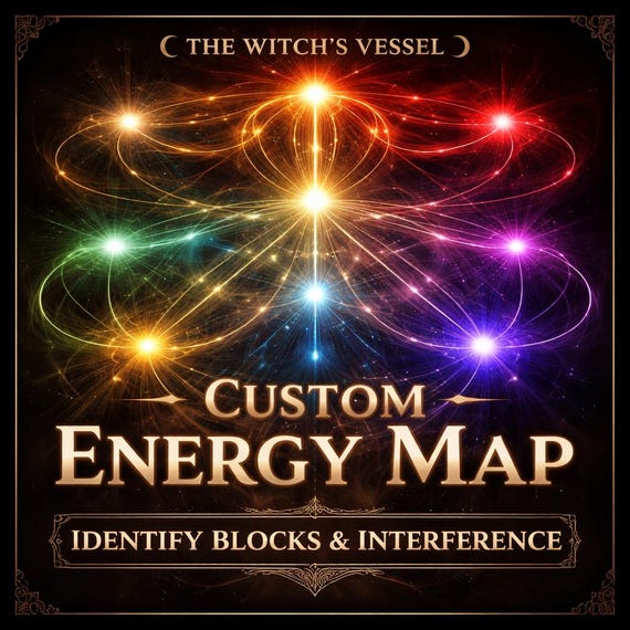 Custom Energy Map Reading — Identify Blocks, Interference, Distortions — Personal Energy Blueprint Analysis