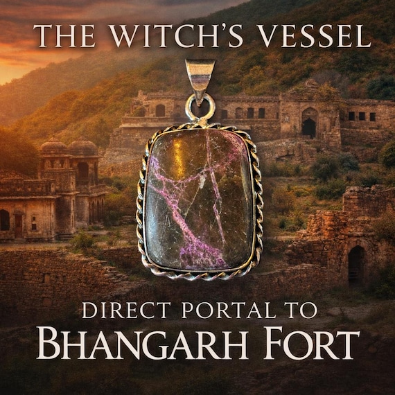 Bhangarh Fort Direct Portal — Natural Stone Pendant