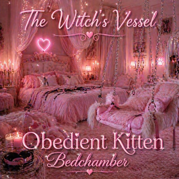 Obedient Kitten Bedchamber — Spirit Companion Devotion — Astral Bonding Chamber — Portal Space — Direct Binding