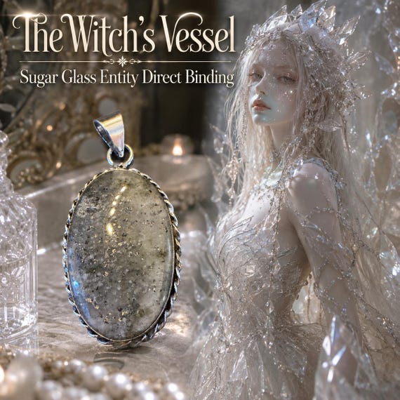 Asetou Sugar Glass Entity Direct Binding — Spirit Companion — Attraction Energy — Feminine Power