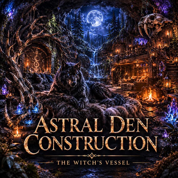 Astral Den Construction — Werewolf Companion Sanctuary Ritual — Primal Territory Creation — Direct Astral Presentation
