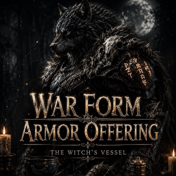 War Form Armor Offering — Primal Battle Construction Ritual — Werewolf Protection Current — Direct Astral Presentation