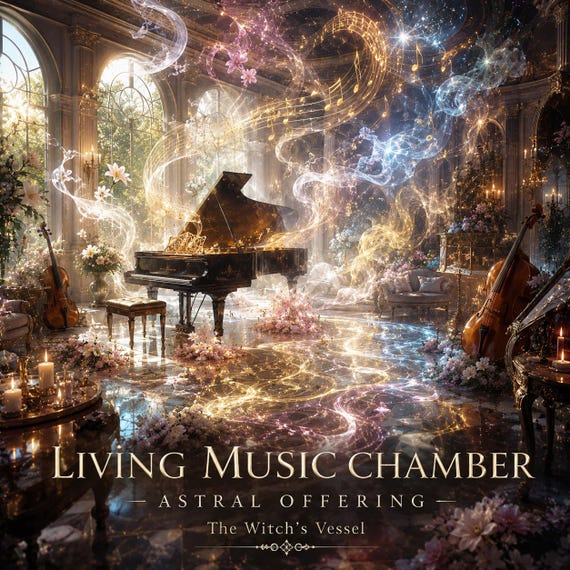 Living Music Chamber — Emotional Sound Manifestation Room — Astral Resonance Environment Astral Offering