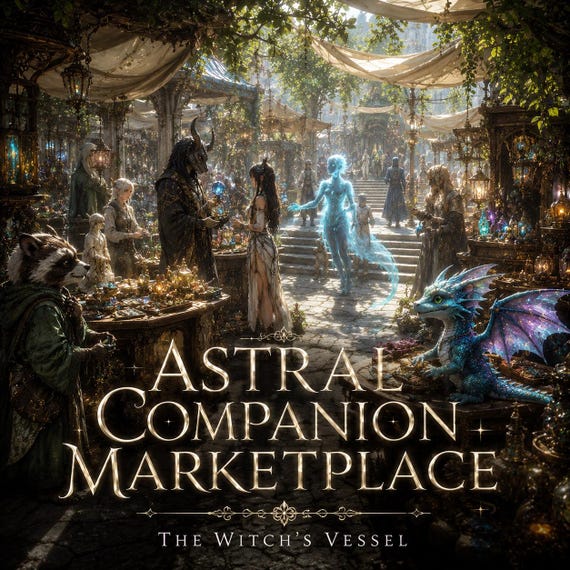 Companion Marketplace — Astral Trade District — Spirits Trade Memories Objects Stories & Favors Astral Offering