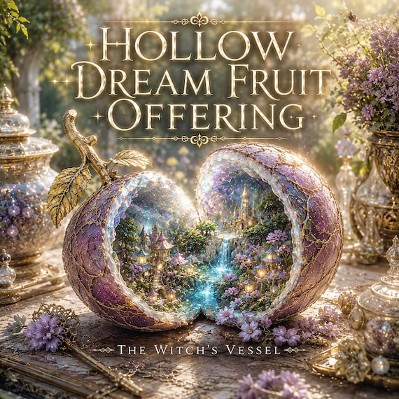 Hollow Dream Fruit — Miniature Dream Environment Manifestation — Astral Curiosity Offering