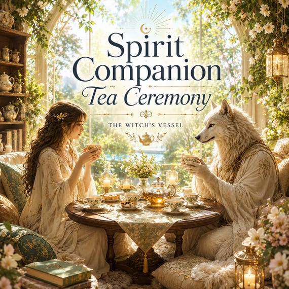 Spirit Companion Tea Ceremony — Personalized Astral Bonding Ritual