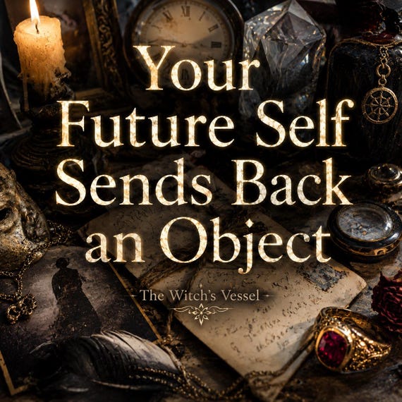 Your Future Self Sends Back an Object — Digital Future Artifact Retrieval & Energetic Message