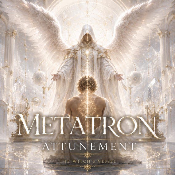 Metatron Attunement — Celestial Architect Current — Sacred Geometry Energy Alignment — Divine Initiation