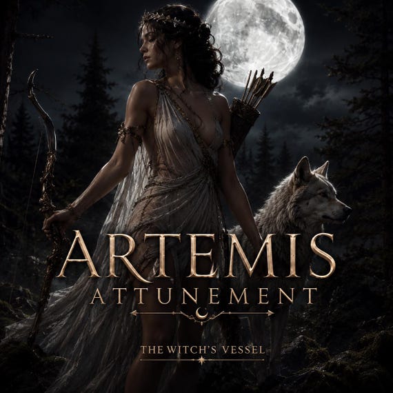 Artemis Attunement — Goddess of the Wild Current — Lunar Huntress Energy Alignment — Spiritual Initiation