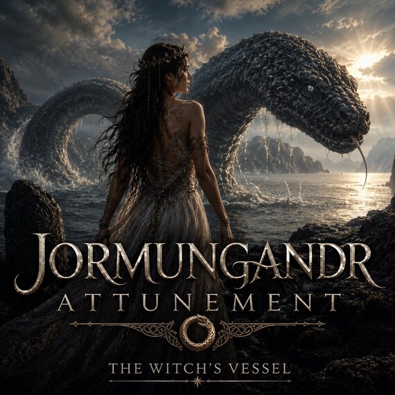 Jormungandr Attunement — World Serpent Current — Primordial Ocean Energy Alignment — Spiritual Initiation