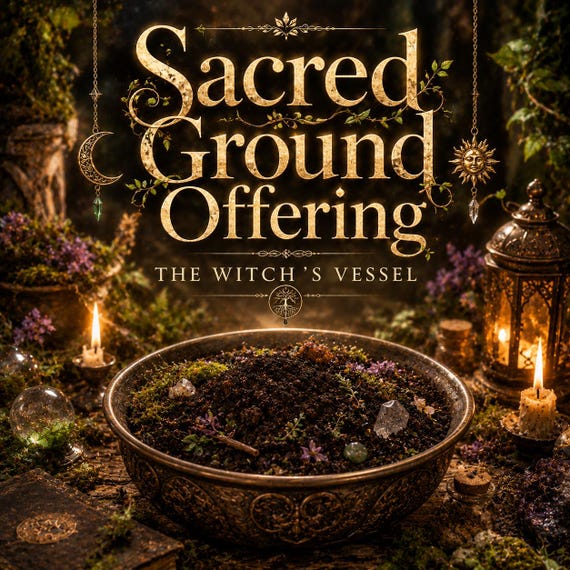 Sacred Ground Offering — Astral Soil Manifestation — Earthbound Devotional Experience