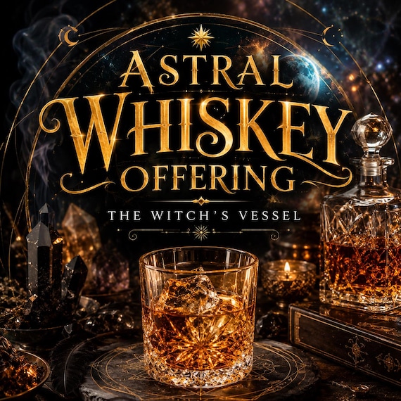 Spirit’s Golden Tribute — Astral Whiskey Offering & Custom Visual