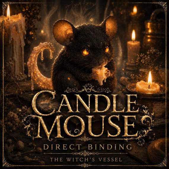 Isla — Candle Mouse Familiar Companion Direct Binding