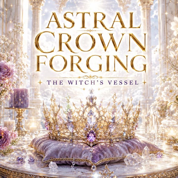 Custom Astral Crown Forging — Celestial Regalia Offering — Sovereignty Ritual Experience