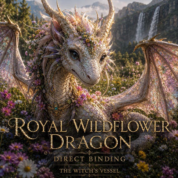 Caydancee Direct Binding — Royal Wildflower Dragon