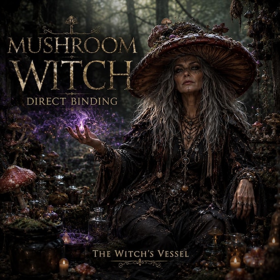 Hildran the Mushroom Witch Direct Binding — Spirit Companion