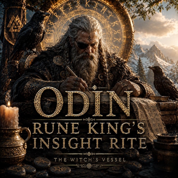 Odin Rune King's Insight — Wisdom & Knowledge — Learning Enhancement — Intuitive Insight
