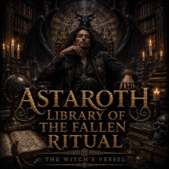 Astaroth Library of the Fallen — Hidden Knowledge — Memory & Wisdom — Occult Mastery
