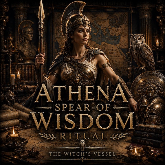 Athena Spear of Wisdom — Strategy & Intelligence — Victory — Discernment