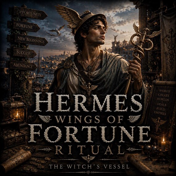Hermes Wings of Fortune — Opportunity & Success — Communication — Fortune in Motion