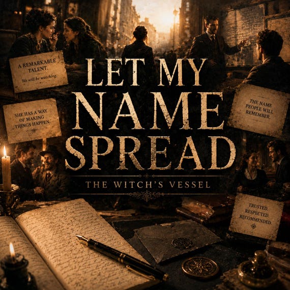 Let My Name Spread — Reputation & Recognition — Influence — Opportunity and Success