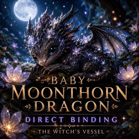 Graa the Baby Moonthorn Dragon Direct Binding — Spirit Companion