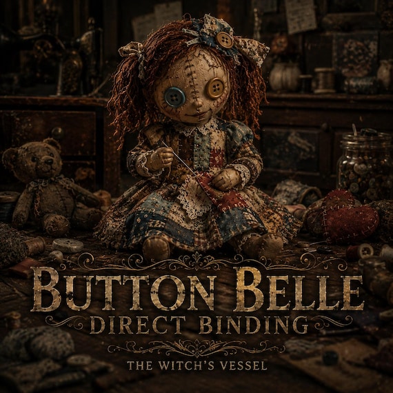 Button Belle Direct Binding — Doll Spirit Companion
