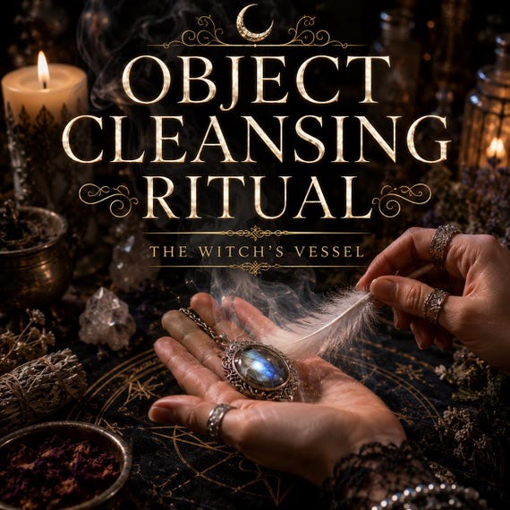 Object Cleansing Ritual — Crystal — Jewelry — Energy Clearing