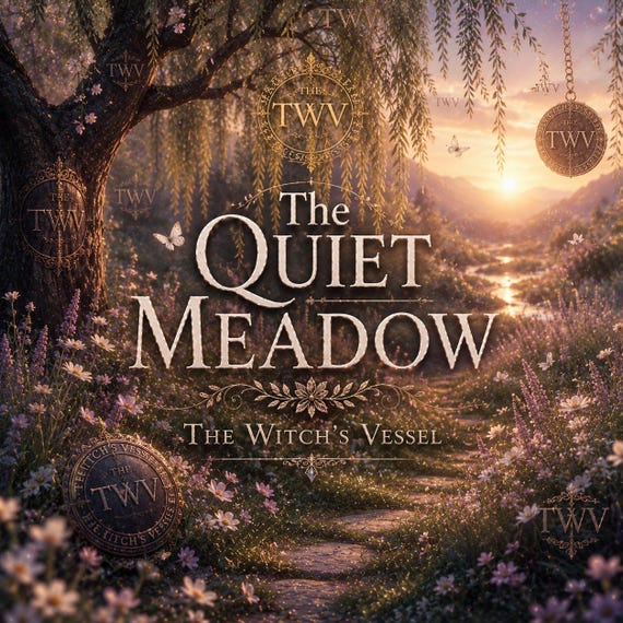 The Quiet Meadow — Ancient Grimoire Blessing — Peace & Tranquility Ritual