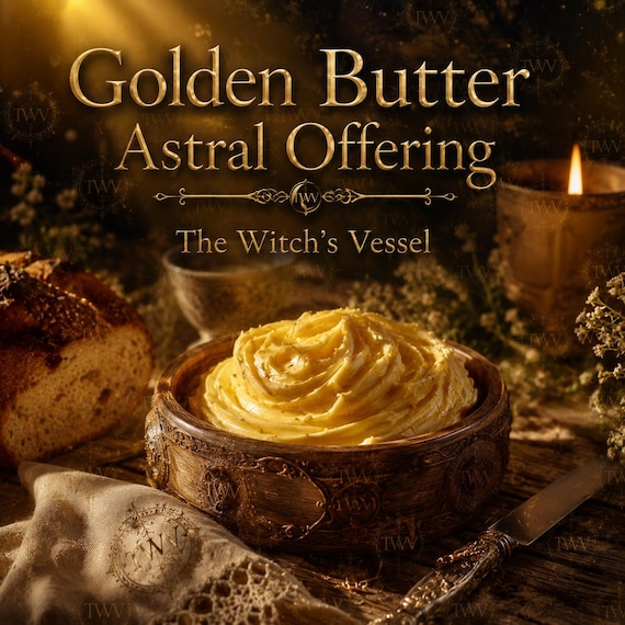Golden Butter Offering — Astral Hospitality Ritual — Welcome Home Devotional Experience