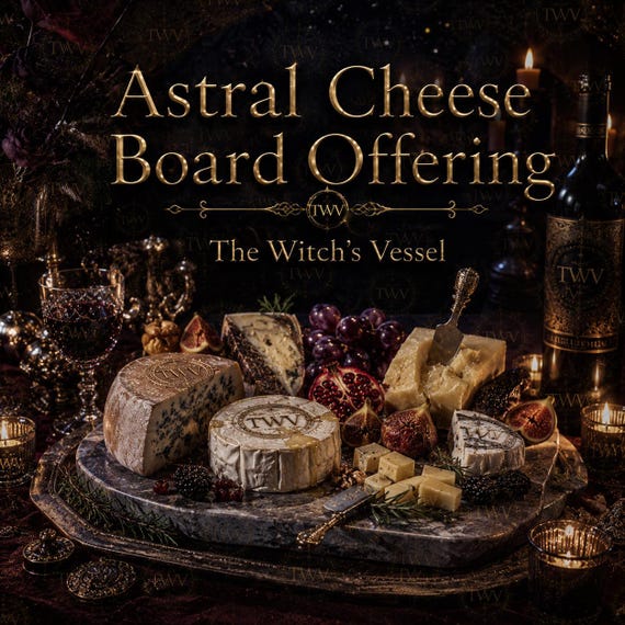 Astral Cheese Board Offering — Noble Court Devotional — Aristocratic Feast Ritual