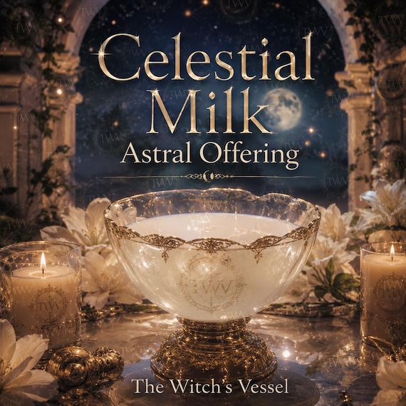 Celestial Milk Offering — Astral Nurturing Ritual — Healing & Maternal Devotional Experience