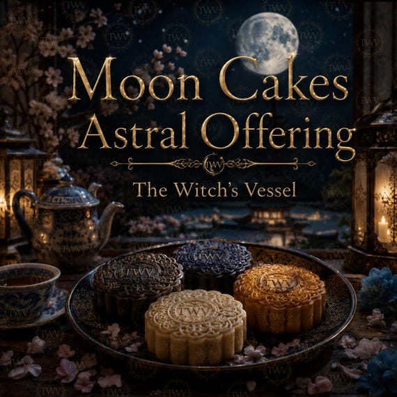Moon Cakes Offering — Astral Lunar Devotional — Reunion, Harmony & Full Moon Ritual