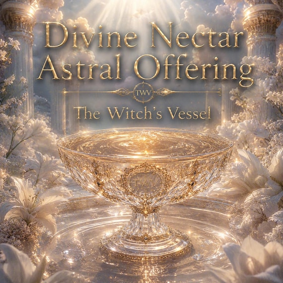 Divine Nectar Offering — Astral Celestial Devotional — Gods, Angels & Sacred Court Ritual