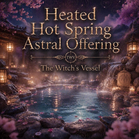 Heated Hot Spring Offering — Astral Renewal Ritual — Healing Waters & Sacred Relaxation