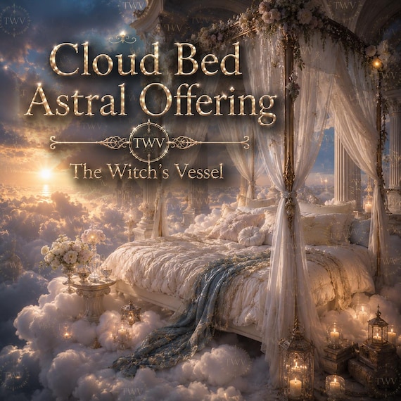 Cloud Bed Offering — Astral Celestial Rest Ritual — Heavenly Sleep & Sacred Comfort