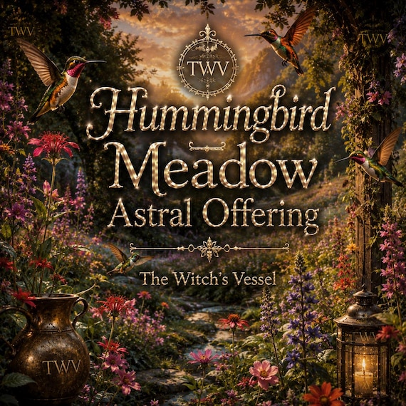 Hummingbird Meadow Offering — Astral Joy Ritual — Hope, Resilience & Sacred Renewal