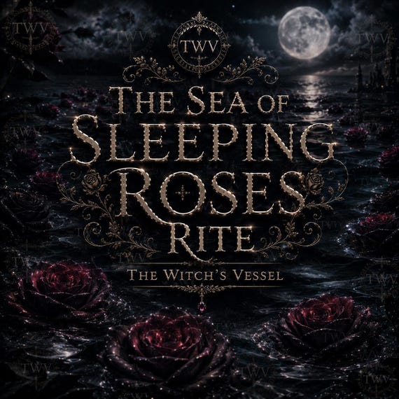 The Sea of Sleeping Roses — Ancient Grimoire Ritual — Dream Reckoning Ceremony